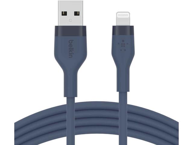 Кабели и Адаптери Belkin BOOST CHARGE Silicone cable USB-A to Lightning - 2M - Blue