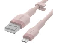 Кабели и Адаптери Belkin BOOST CHARGE Silicone cable USB-A to Lightning - 2M - Pink