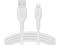 Кабели и Адаптери Belkin BOOST CHARGE Silicone cable USB-A to Lightning - 2M - White