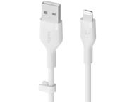 Кабели и Адаптери Belkin BOOST CHARGE Silicone cable USB-A to Lightning - 2M - White