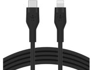 Кабели и Адаптери Belkin BOOST CHARGE Silicone cable USB-C to Lightning - 2M - Black