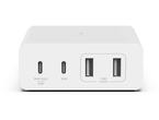 Зарядни устройства Belkin BOOST CHARGE PRO 108W 4-портово USB GaN настолно зарядно устройство (Dual C и Dual A) и 2-метров кабел - бял