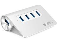 USB Хъб Orico M3H4-V1-SV-BP, сребрист