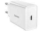 Зарядни устройства Baseus Speed Mini USB-C 20W, бял