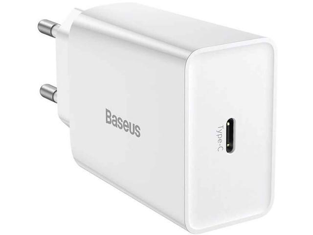 Зарядни устройства Baseus Speed Mini USB-C 20W, бял
