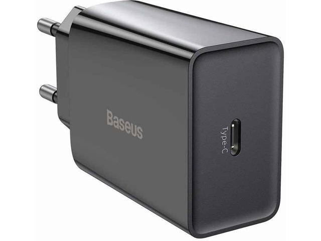 Зарядни устройства Baseus Speed Mini USB-C 20W, черен