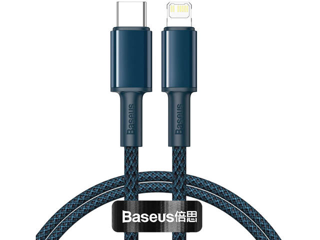 Кабели и Адаптери Baseus High Density USB Type-C към Lightning PD 20W, 1м, син