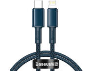 Кабели и Адаптери Baseus High Density USB Type-C към Lightning PD 20W, 2м, син