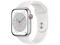 Смарт часовници Apple Watch Series 8 GPS + Cellular 45mm Silver Stainless Steel Case with White Sport Band - Regular