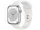 Смарт часовници Apple Watch Series 8 GPS 45mm Silver Aluminium Case with White Sport Band - Regular