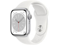 Смарт часовници Apple Watch Series 8 GPS 41mm Silver Aluminium Case with White Sport Band - Regular