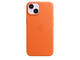 Калъфи Apple iPhone 14 Leather Case with MagSafe - Orange