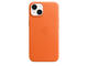 Калъфи Apple iPhone 14 Leather Case with MagSafe - Orange