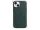Калъфи Apple iPhone 14 Leather Case with MagSafe - Forest Green