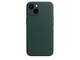 Калъфи Apple iPhone 14 Leather Case with MagSafe - Forest Green