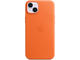 Калъфи Apple iPhone 14 Plus Leather Case with MagSafe - Orange