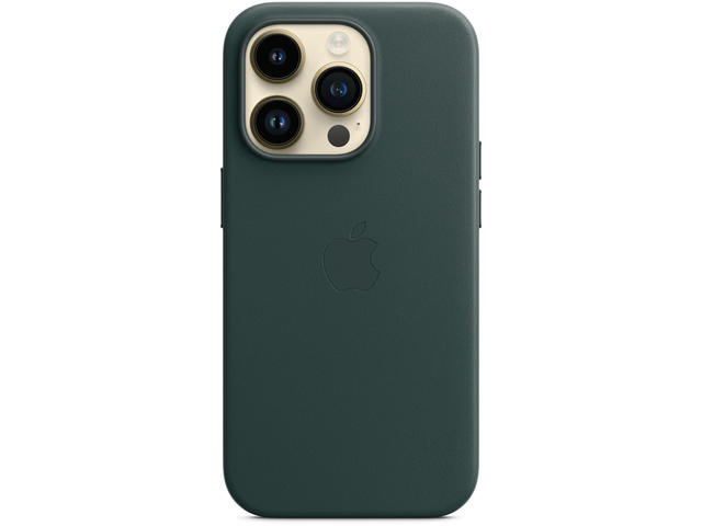 Калъфи Apple iPhone 14 Pro Leather Case with MagSafe - Forest Green