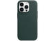 Калъфи Apple iPhone 14 Pro Leather Case with MagSafe - Forest Green