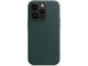 Калъфи Apple iPhone 14 Pro Leather Case with MagSafe - Forest Green
