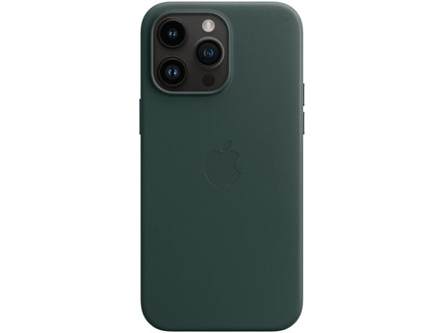 Калъфи Apple iPhone 14 Pro Max Leather Case with MagSafe - Forest Green