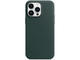 Калъфи Apple iPhone 14 Pro Max Leather Case with MagSafe - Forest Green