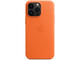 Калъфи Apple iPhone 14 Pro Max Leather Case with MagSafe - Orange