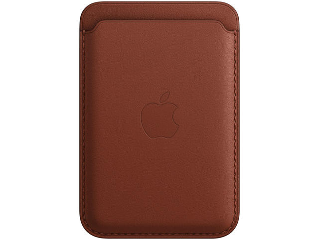 Калъфи Apple iPhone Leather Wallet with MagSafe - Umber