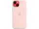 Калъфи Apple iPhone 14 Silicone Case with MagSafe - Chalk Pink