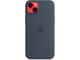 Калъфи Apple iPhone 14 Plus Silicone Case with MagSafe - Storm Blue