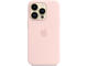 Калъфи Apple iPhone 14 Pro Silicone Case with MagSafe - Chalk Pink