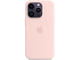 Калъфи Apple iPhone 14 Pro Silicone Case with MagSafe - Chalk Pink