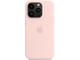 Калъфи Apple iPhone 14 Pro Silicone Case with MagSafe - Chalk Pink