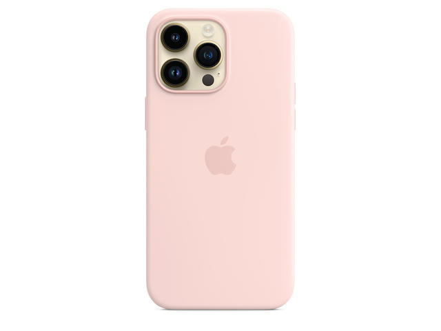Калъфи Apple iPhone 14 Pro Max Silicone Case with MagSafe - Chalk Pink