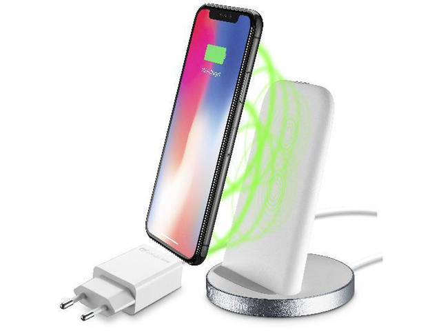 Зарядни устройства Cellularline безжично зарядно-стойка за iPhone, 220V