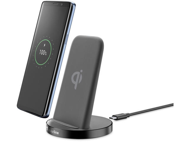 Зарядни устройства Cellularline безжично бързо зарядно стойка 220V