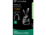 Кабели и Адаптери Cellular line Tetra force Type-C 15 см