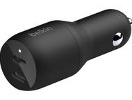 Зарядни устройства Belkin Car Charger BOOST_CHARGEª Dual USB-C 36W - Black