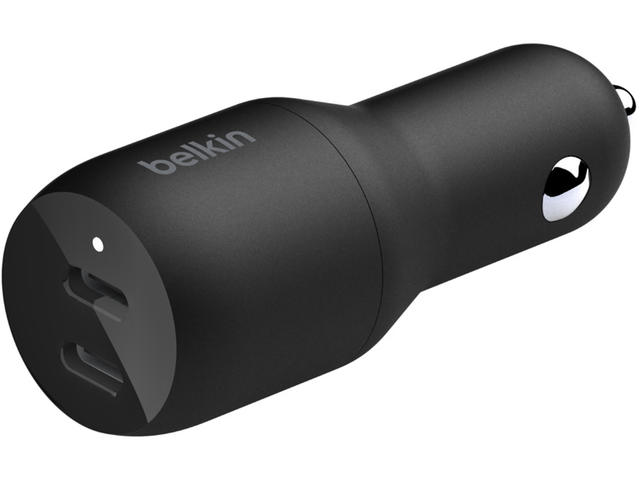 Зарядни устройства Belkin Car Charger BOOST_CHARGEª Dual USB-C 36W - Black