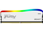Оперативна памет 16GB DDR4 3200 MT/s Kingston FURY BEAST White RGB Special Edition