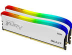 Оперативна памет 32GB (2x16GB) DDR4 3600MT/s Kingston FURY BEAST White RGB Special Edition