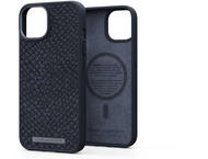 Калъфи Njord Salmon Leather Magsafe за iPhone 14, черен