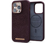 Калъфи Njord Salmon Leather Magsafe за iPhone 14 Pro, кафяв