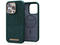 Калъфи Njord Salmon Leather Magsafe за iPhone 14 Pro, зелен