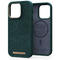 Калъфи Njord Salmon Leather Magsafe за iPhone 14 Pro, зелен