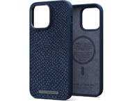 Калъфи Njord Salmon Leather Magsafe за iPhone 14 Pro Max, син