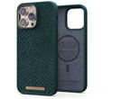 Калъфи Njord Salmon Leather Magsafe за iPhone 14 Pro Max, зелен
