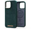 Калъфи Njord Salmon Leather Magsafe за iPhone 14 Pro Max, зелен