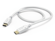 Кабели и Адаптери Hama захранващ кабел, USB-C - USB-C, 1.5 метра, бял