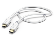 Кабели и Адаптери Hama захранващ кабел, USB-C - USB-C, 1.5 метра, бял