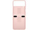 Калъфи Samsung Galaxy Z Flip4 силиконов калъф с пръстен, розов